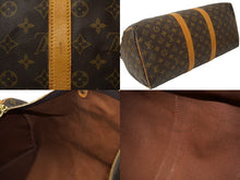 Load image into Gallery viewer, LOUIS VUITTON ルイヴィトン モノグラム キーポル45 ボストンバッグ PVC レザー M41428 ブラウン 旧型 中古 62685