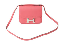 Load image into Gallery viewer, 極美品 HERMES エルメス ショルダーバッグ コンスタンス3ミニ D刻印 エバーカラー ローズアザレ シルバー金具 中古 62689