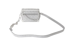 Load image into Gallery viewer, 極美品 LOUIS VUITTON ルイヴィトン ミニソフトトランク ショルダーバッグ M59726 ダミエ・グリッター 22SS シルバー 中古 62691