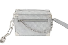 Load image into Gallery viewer, 極美品 LOUIS VUITTON ルイヴィトン ミニソフトトランク ショルダーバッグ M59726 ダミエ・グリッター 22SS シルバー 中古 62691