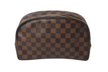 Load image into Gallery viewer, LOUIS VUITTON ルイ ヴィトン ダミエ トゥルース トワレット25 ポーチ N47624 ダミエキャンバス ブラウン 美品 中古 62695