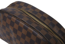 Load image into Gallery viewer, LOUIS VUITTON ルイ ヴィトン ダミエ トゥルース トワレット25 ポーチ N47624 ダミエキャンバス ブラウン 美品 中古 62695