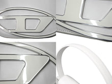Load image into Gallery viewer, DIESEL ディーゼル ショルダーバッグ 1dr レザークロスボディバッグ X08396PR818 ホワイト シルバー金具 美品 中古 62697