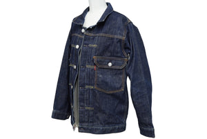 Levi's リーバイス オリジナルフェイク KAWS 直筆サイン入り デニムジャケット シルバー金具 サイズ38 美品 中古 62712
