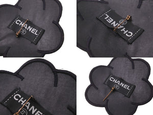 CHANEL シャネル ココマーク カメリアブローチ ブローチ 花 フラワー イエロー ブラック 小物 アクセサリー 美品 中古 62713