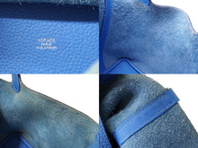 Load image into Gallery viewer, HERMES エルメス ハンドバッグ ピコタンロック PM T刻印 トリヨンクレマンス ブルー系 シルバー金具 美品 中古 62717