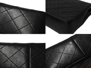 極美品 CHANEL シャネル ミニマトラッセ20 チェーンショルダーバッグ 1番台 ラムスキン ブラック ゴールド金具 中古 62718