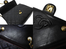 Load image into Gallery viewer, 極美品 CHANEL シャネル ミニマトラッセ20 チェーンショルダーバッグ 1番台 ラムスキン ブラック ゴールド金具 中古 62718