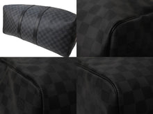 Load image into Gallery viewer, 極美品 LOUIS VUITTON ルイヴィトン キーポル バンドリエール55 ボストンバッグ N41413 ダミエグラフィット ブラック 中古 62720