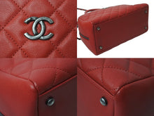 Load image into Gallery viewer, 極美品 CHANEL シャネル トップハンドル 26 2WAY ハンドバッグ 23番台 キャビアスキン レッド ショルダー ココマーク 中古 62723