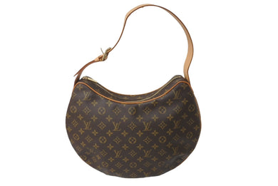 LOUIS VUITTON ルイヴィトン モノグラム クロワッサンGM ワンショルダーバッグ M51511 ブラウン 廃盤 ゴールド金具 美品 中古 62725