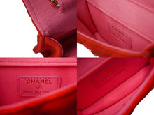 Load image into Gallery viewer, 新品同様 CHANEL シャネル ショルダーバッグ ポシェット ミニミニマトラッセ コットン チェーンショルダー ゴールド金具 中古 62727