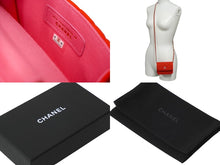 Load image into Gallery viewer, 新品同様 CHANEL シャネル ショルダーバッグ ポシェット ミニミニマトラッセ コットン チェーンショルダー ゴールド金具 中古 62727