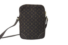 Load image into Gallery viewer, LOUIS VUITTON ルイ ヴィトン モノグラムミニラン ダヌーブ エベヌ ショルダーバッグ M95228 ゴールド金具 美品 中古 62729