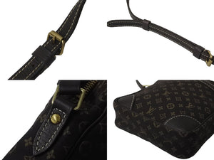 LOUIS VUITTON ルイ ヴィトン モノグラムミニラン ダヌーブ エベヌ ショルダーバッグ M95228 ゴールド金具 美品 中古 62729