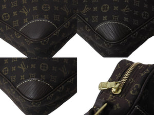 LOUIS VUITTON ルイ ヴィトン モノグラムミニラン ダヌーブ エベヌ ショルダーバッグ M95228 ゴールド金具 美品 中古 62729