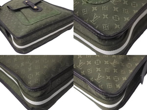 LOUIS VUITTON ルイ ヴィトン ブザスマリーケイト ショルダーバッグ M92322 モノグラムミニ カーキ ゴールド金具 美品 中古 62730