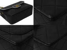 Load image into Gallery viewer, CHANEL シャネル ヴィンテージ ミニマトラッセチェーンショルダーバッグ19cm 1番台 ブラック ホワイト バイカラー 美品 中古 62732