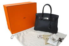 Load image into Gallery viewer, 極美品 HERMES エルメス ハンドバッグ バーキン 30 ◻︎P刻 シルバー金具 トリヨンクレマンス ブラック 黒 中古 62734