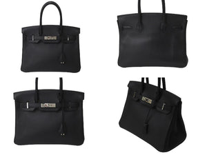 極美品 HERMES エルメス ハンドバッグ バーキン 30 ◻︎P刻 シルバー金具 トリヨンクレマンス ブラック 黒 中古 62734