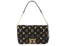 Load image into Gallery viewer, 極美品 LOUIS VUITTON ルイヴィトン ポシェット カリー M93131 ワンショルダーバック 2010年クルーズライン ブラック 中古 62739
