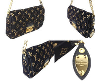 Load image into Gallery viewer, 極美品 LOUIS VUITTON ルイヴィトン ポシェット カリー M93131 ワンショルダーバック 2010年クルーズライン ブラック 中古 62739