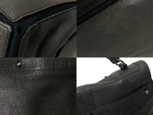 YVES SAINT LAURENT イヴサンローラン ミューズトゥ ハンドバッグ グレー レザー ワンショルダー 229563 良品 中古 62740 