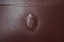 Load image into Gallery viewer, CARTIER カルティエ クラッチバッグ マストライン セカンドバッグ ポーチ L3000042 カーフレザー ボルドー 美品 中古 62744