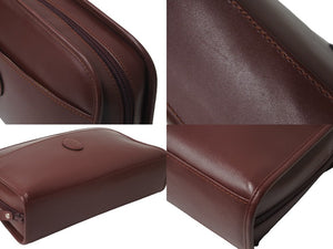 CARTIER カルティエ クラッチバッグ マストライン セカンドバッグ ポーチ L3000042 カーフレザー ボルドー 美品 中古 62744