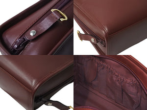 CARTIER カルティエ クラッチバッグ マストライン セカンドバッグ ポーチ L3000042 カーフレザー ボルドー 美品 中古 62744