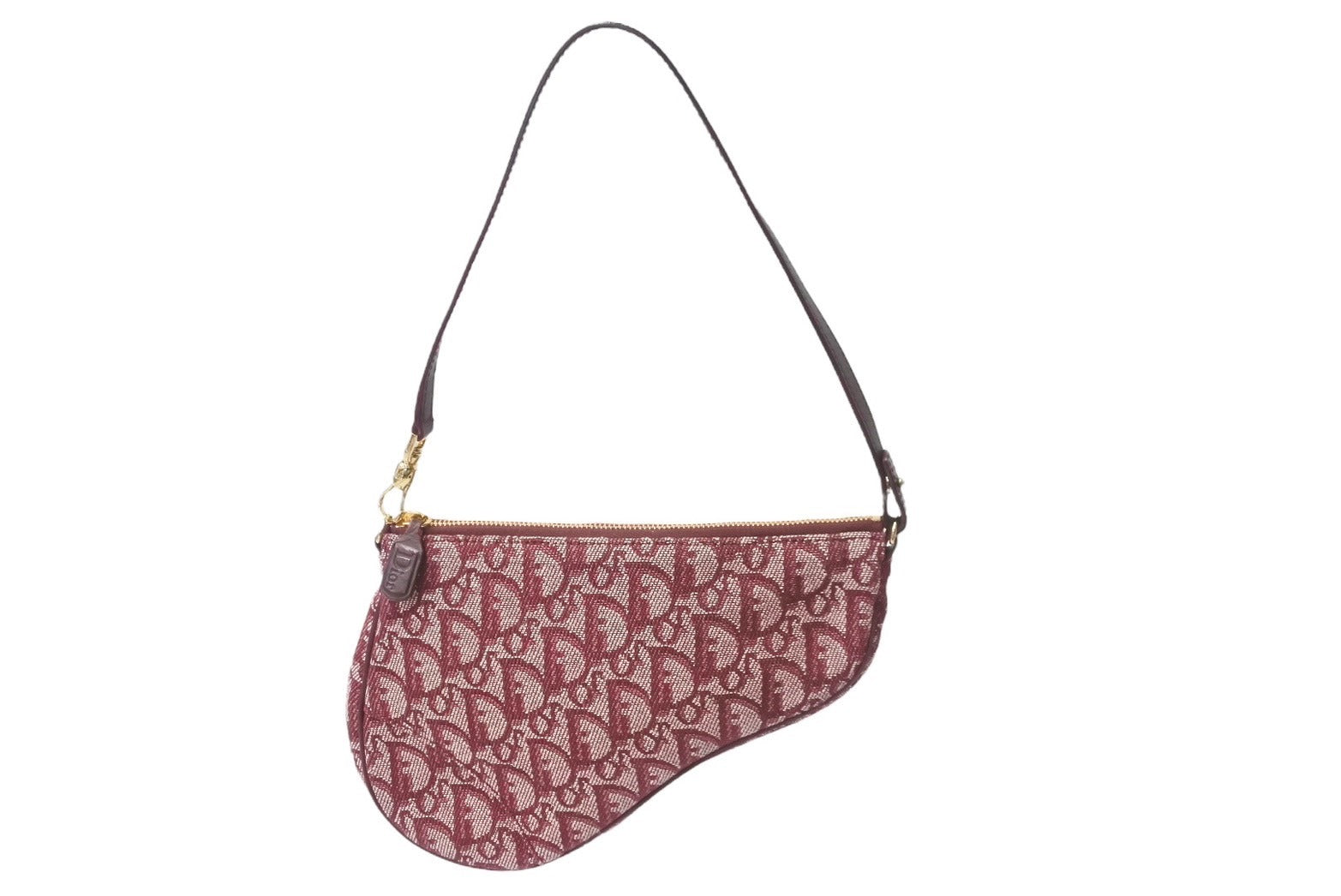 ☆良品・シリアル付☆クリスチャンディオール トロッター サドルポーチ 美品・シリアル付き dior クリスチャンディオール トロッター サドルポーチ