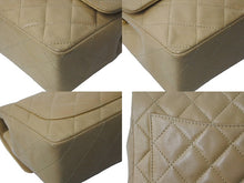 Load image into Gallery viewer, 極美品 新型 CHANEL シャネル ヴィンテージ ミニマトラッセチェーンショルダーバッグ 6番台 ベージュ 中古 62753