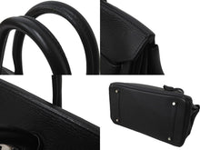 Load image into Gallery viewer, HERMES エルメス ハンドバッグ バーキン 35 ◻︎H刻 シルバー金具 トリヨンクレマンス ブラック 黒 美品 中古 62757