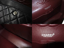 Load image into Gallery viewer, CHANEL マトラッセWフラップチェーンショルダー 6番台 25cm ショルダーバッグ ブラック シルバー金具 ラムスキン 美品 中古 62759