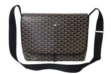 極美品 GOYARD ゴヤール カペシアンMM ショルダーバッグ CAPETIMMLTY01CG01P ブラック シルバー金具 中古 62760