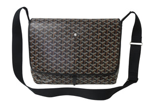 極美品 GOYARD ゴヤール カペシアンMM ショルダーバッグ CAPETIMMLTY01CG01P ブラック シルバー金具 中古 62760