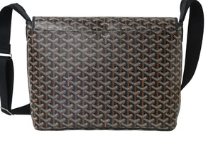 極美品 GOYARD ゴヤール カペシアンMM ショルダーバッグ CAPETIMMLTY01CG01P ブラック シルバー金具 中古 62760
