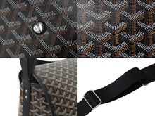 Load image into Gallery viewer, 極美品 GOYARD ゴヤール カペシアンMM ショルダーバッグ CAPETIMMLTY01CG01P ブラック シルバー金具 中古 62760