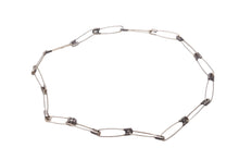 Load image into Gallery viewer, CHROME HEARTS クロムハーツ ネックレス セーフティーピン シルバ−925 全長49.5 重量19g CHクロス 美品 中古 62782