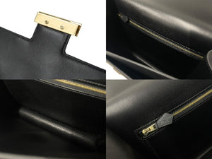 新品同様 HERMES エルメス ワンショルダーバッグ ハンド コンスタンス 29 ソーブラック ゴールド金具 ソンブレロ A刻印 62786 中古