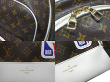 画像をギャラリービューアに読み込む, 極美品 LOUISVUITTON ルイ ビー シルエット × NBA エヌエー バックパックNV リュック M45581 モノグラム ブラウン ブルー ホワイト 中古 4b006279 