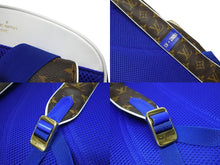 画像をギャラリービューアに読み込む, 極美品 LOUISVUITTON ルイ ビー シルエット × NBA エヌエー バックパックNV リュック M45581 モノグラム ブラウン ブルー ホワイト 中古 4b006279 