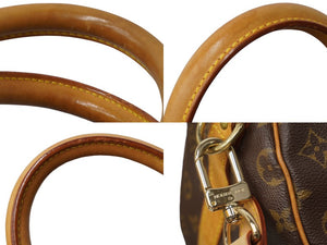 LOUIS VUITTON ルイヴィトン モノグラム キーポルバンドリエール 50 M41416 ボストンバッグ ブラウン 良品 中古 62801
