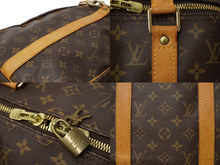 Load image into Gallery viewer, LOUIS VUITTON ルイヴィトン モノグラム キーポルバンドリエール 50 M41416 ボストンバッグ ブラウン 良品 中古 62801