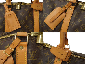 LOUIS VUITTON ルイヴィトン モノグラム キーポル50 ボストンバッグ ブラウン M41426 旅行バッグ ロゴ 美品 中古 62803
