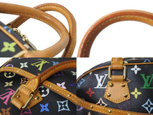 Load image into Gallery viewer, LOUIS VUITTON ルイヴィトン ハンドバッグ トゥルーヴィル ブラック M92662 マルチカラー ゴールド金具 美品 中古 62808