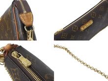 Load image into Gallery viewer, LOUIS VUITTON ルイヴィトン モノグラム エヴァ ショルダーバッグ M95567 ブラウン ロゴ アクセサリーポーチ 美品 中古 62813