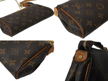 Load image into Gallery viewer, LOUIS VUITTON ルイヴィトン モノグラム エヴァ ショルダーバッグ M95567 ブラウン ロゴ アクセサリーポーチ 美品 中古 62813