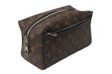 Load image into Gallery viewer, LOUIS VUITTON ルイヴィトン トゥルーストワレ モノグラムマカサー ポーチ M40378 ブラウン シルバー金具 美品 中古 62814