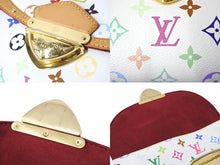 画像をギャラリービューアに読み込む, LOUIS VUITTON ルイヴィトン ワンショルダーバッグ M40203 ビバリーMM モノグラムマルチカラー ホワイト ゴールド金具 美品 中古 62817